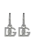 Dolce & Gabbana logo-pendant earrings - Silver