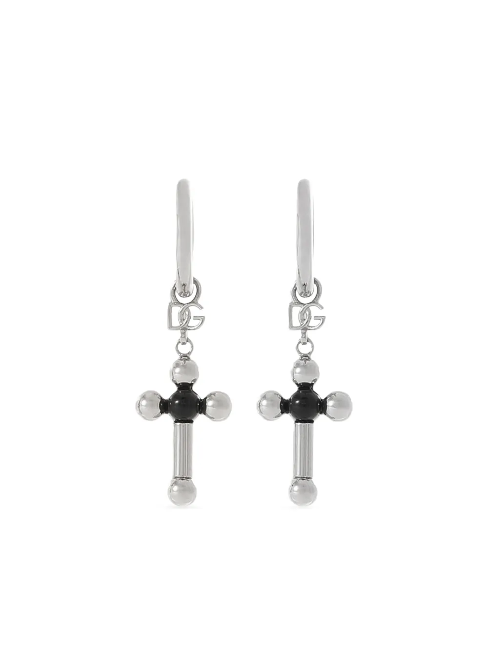 Dolce & Gabbana cross-pendant earrings | Silver | Image 1