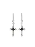 Dolce & Gabbana cross-pendant earrings - Silver