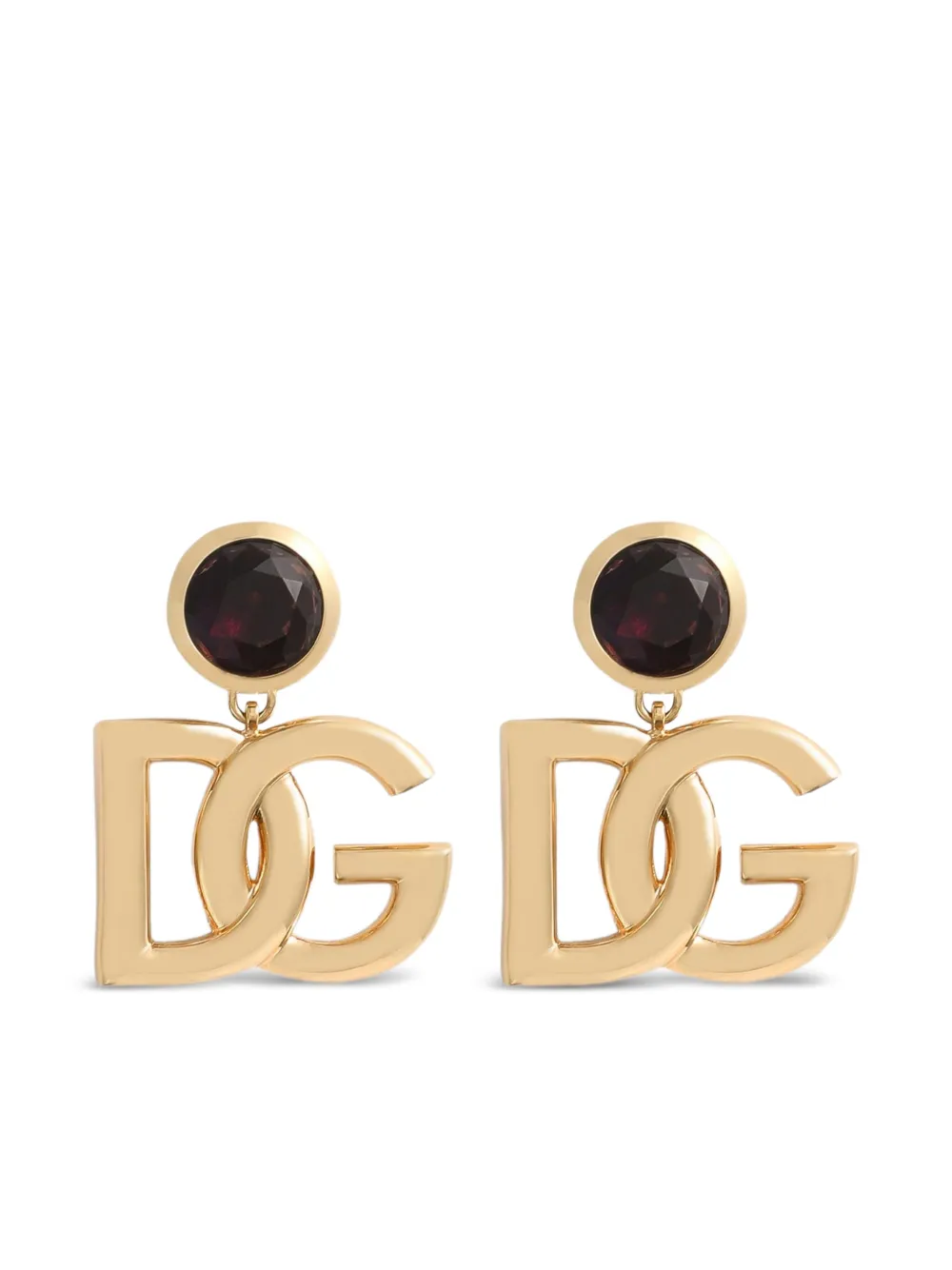 Dolce & Gabbana logo-plaque earrings | Gold | Image 1