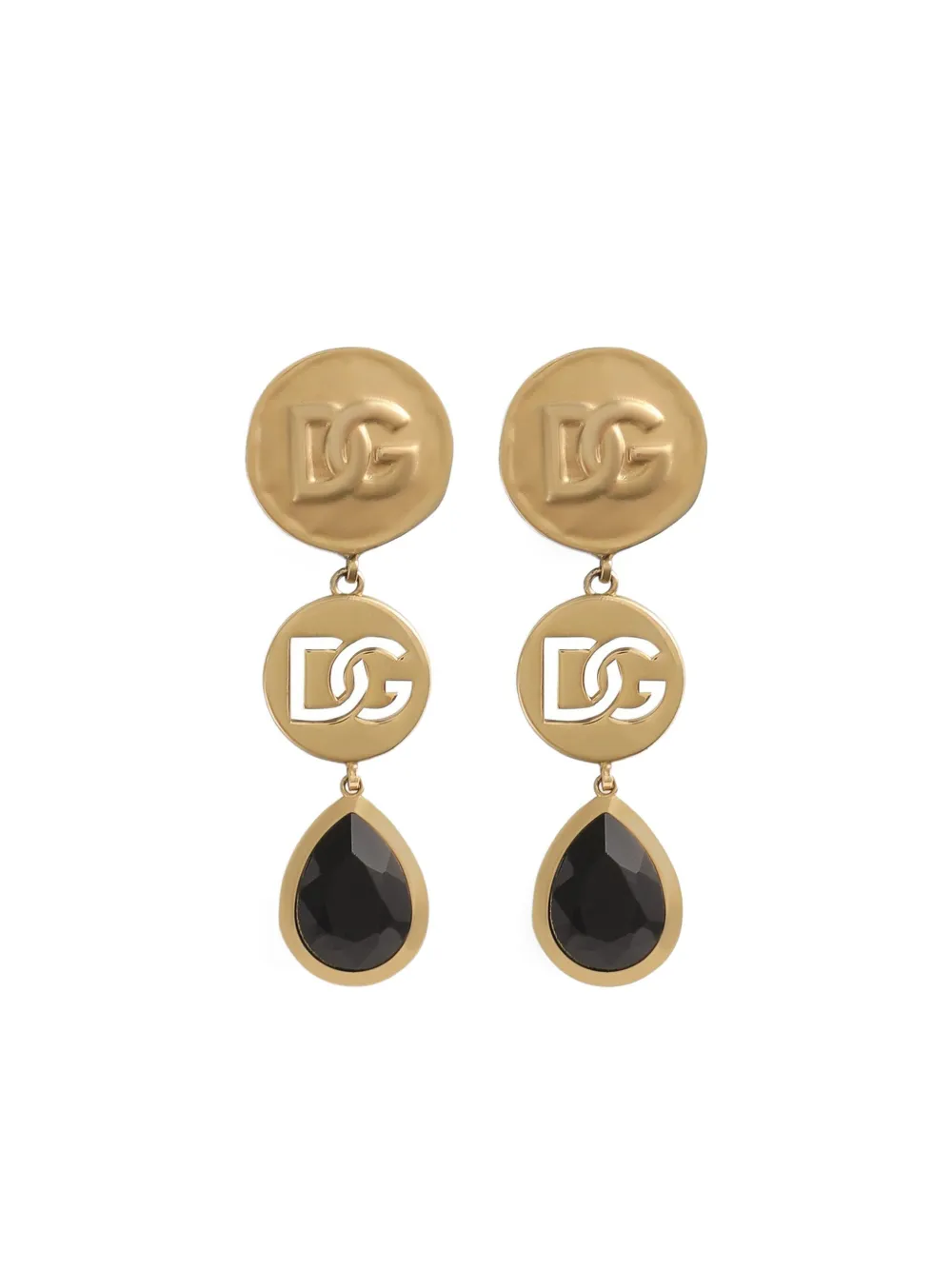 Dolce & Gabbana DG drop earrings - Oro