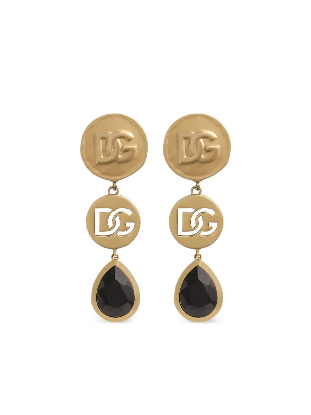 Dolce & Gabbana DG drop earrings - Oro