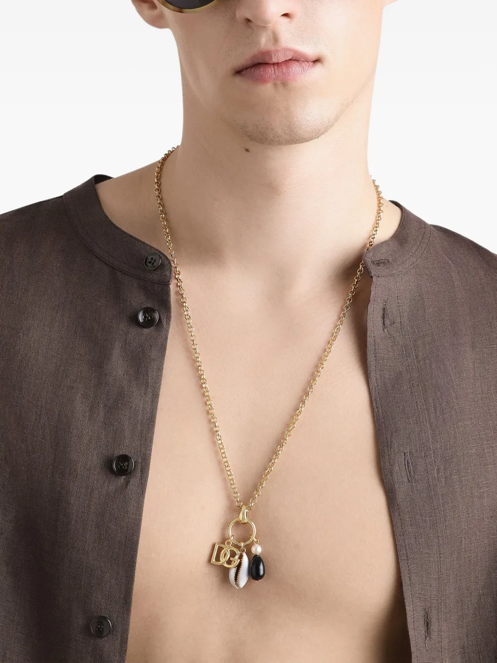 Dolce & Gabbana collier à pendentif logo | Image 2