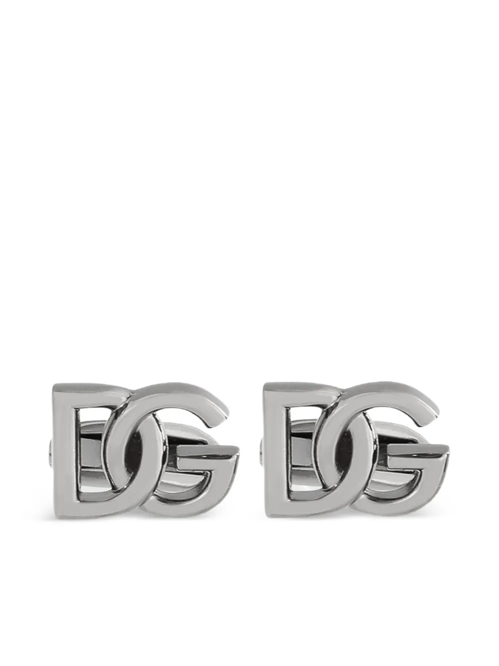 Dolce & Gabbana Abotoaduras com logo DG | Prateado | Image 1