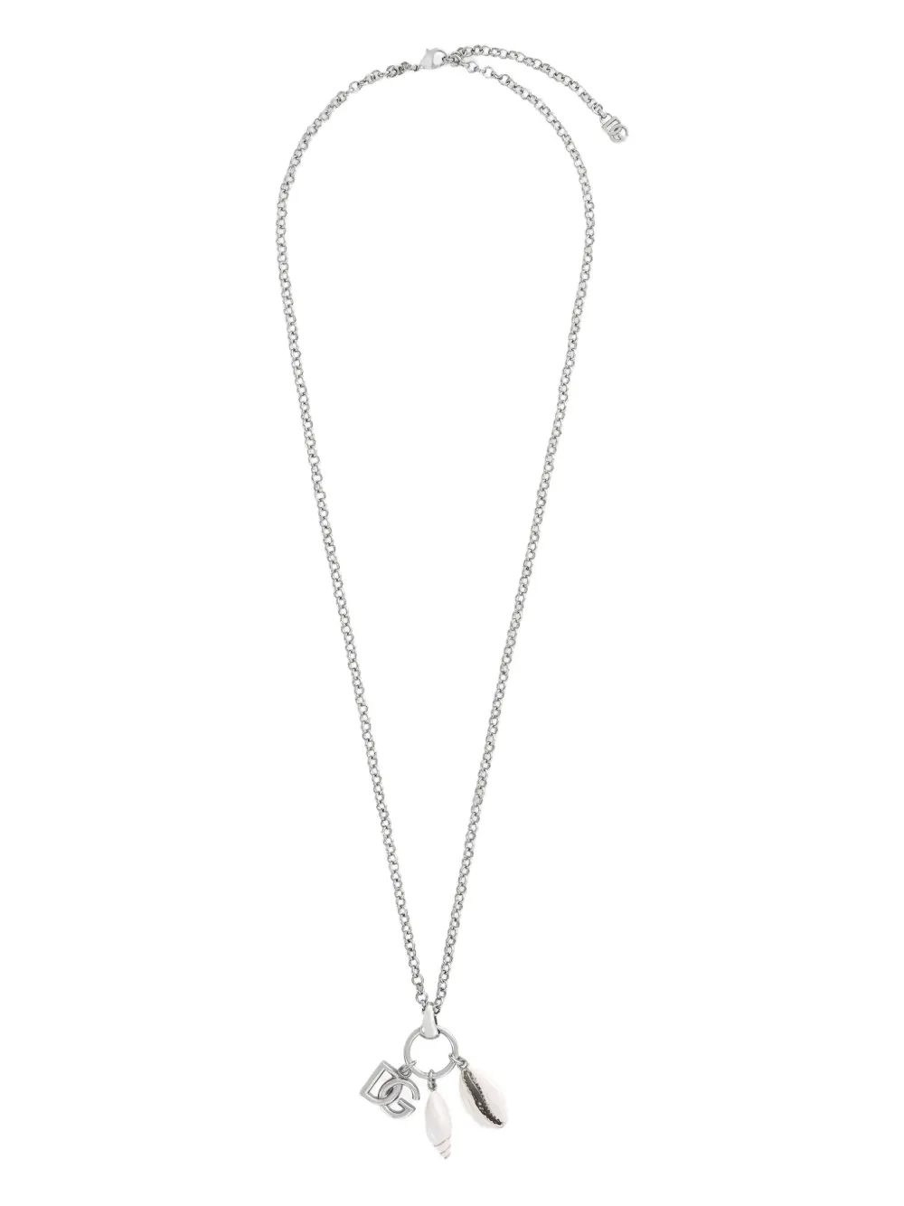 Dolce & Gabbana Collana con logo DG - Argento