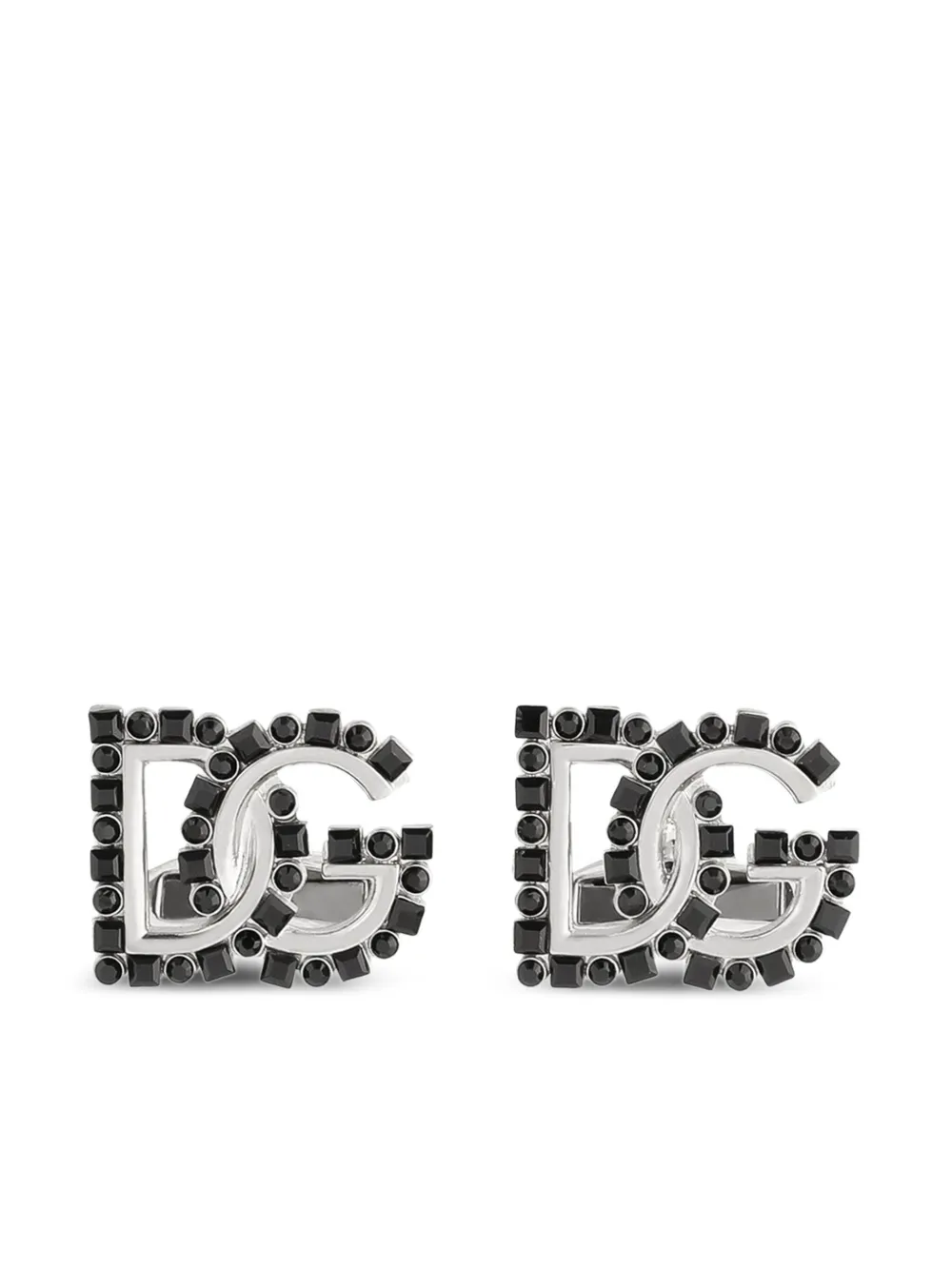 Dolce & Gabbana Manchetknopen verfraaid met logo Zilver
