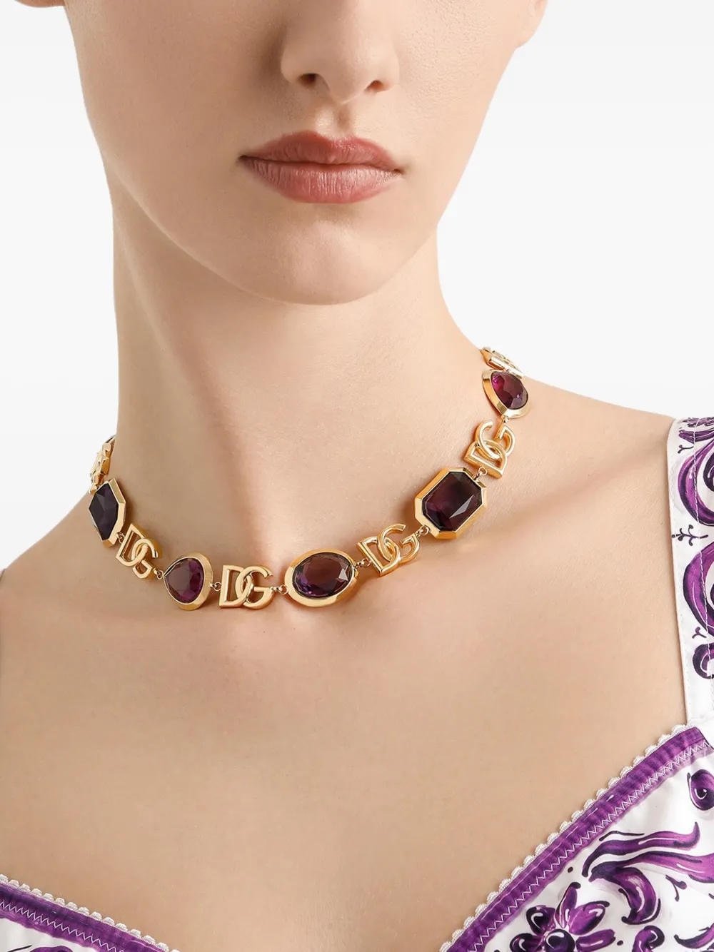 Dolce & Gabbana logo-plaque necklace | Image 2