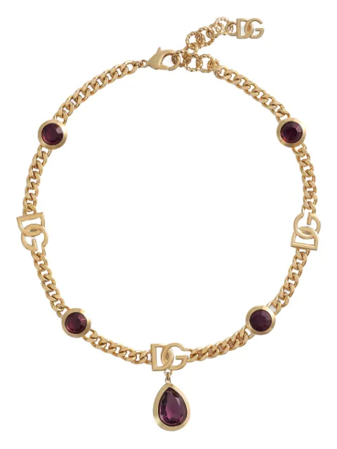 Dolce & Gabbana collar con placa del logo