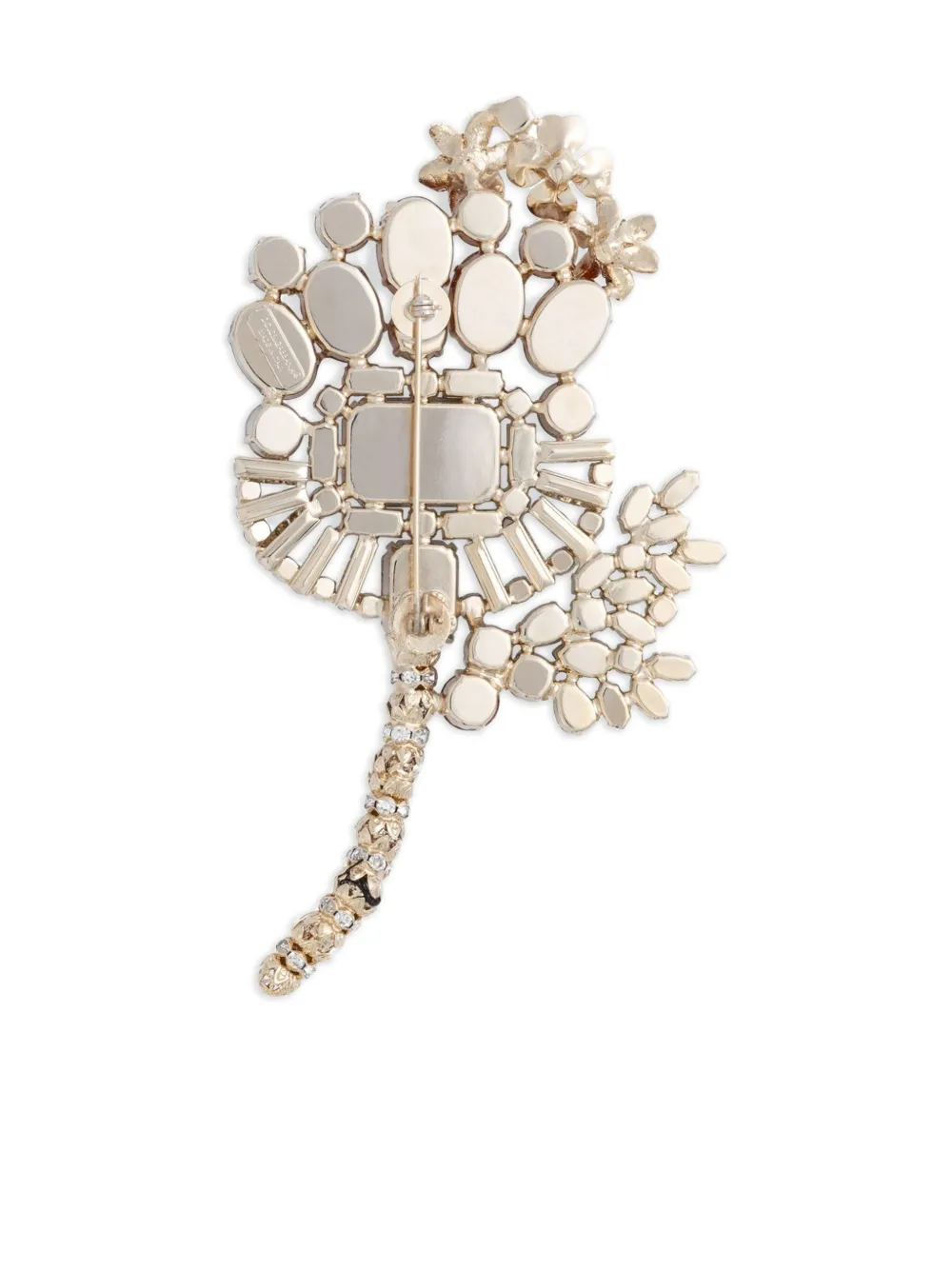 Dolce & Gabbana بروش مرصع بالكريستال | فضي | Image 1