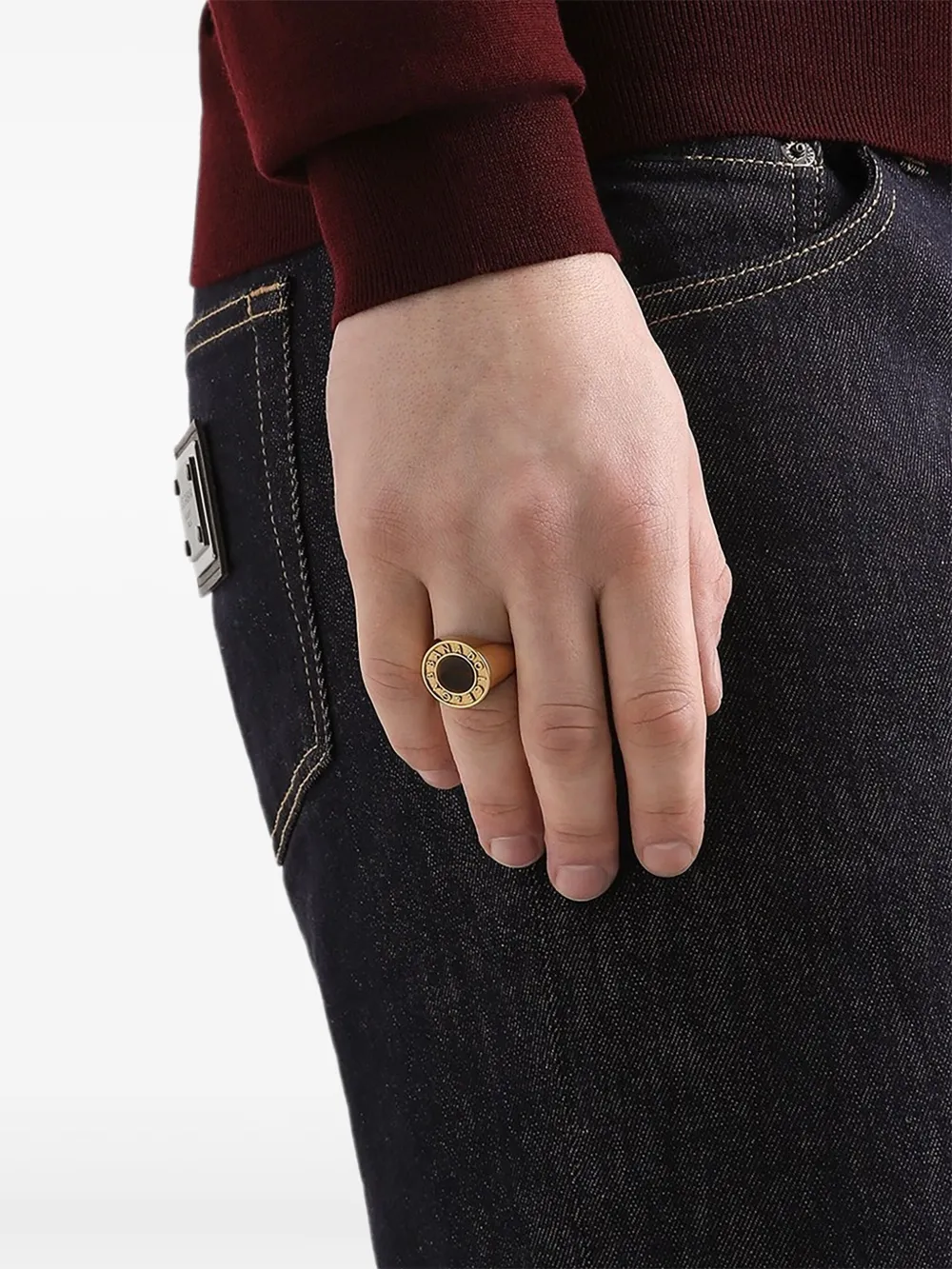 Dolce & Gabbana anillo con logo en relieve | Image 2