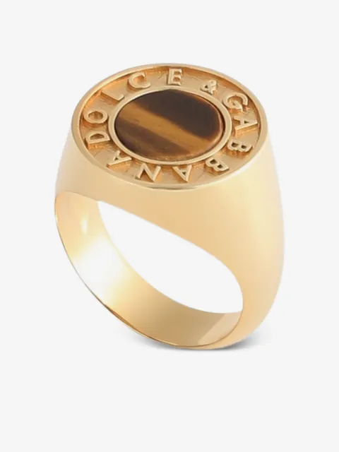 Dolce & Gabbana logo-embossed ring