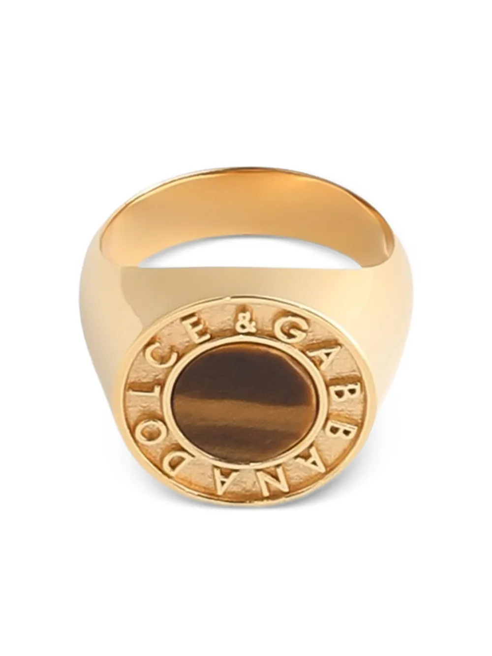  Dolce & Gabbana Logo-embossed Ring - Gold 