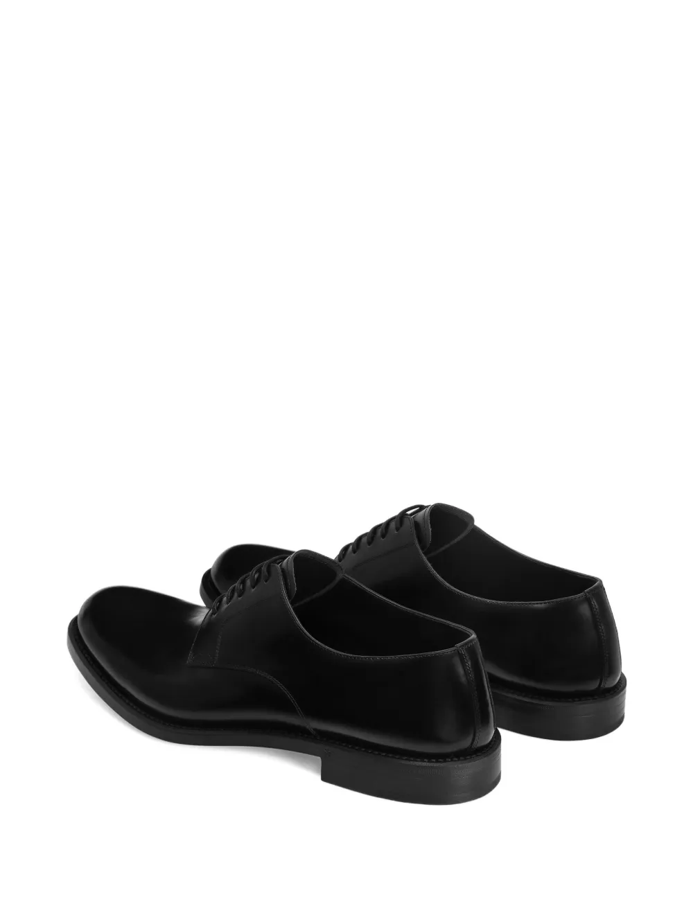 Dolce & Gabbana brushed lace-up derby shoes Black
