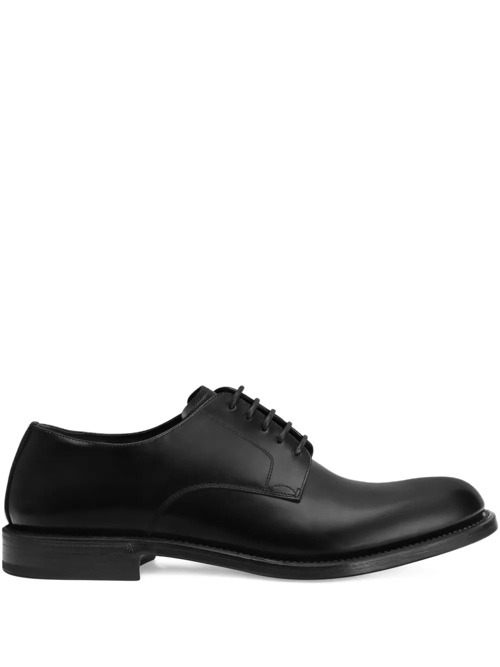 Dolce & Gabbana brushed lace-up derby shoes Black