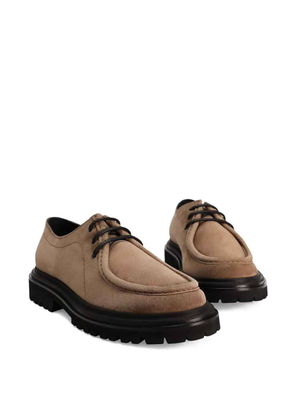Dolce & Gabbana Suède derby schoenen Bruin