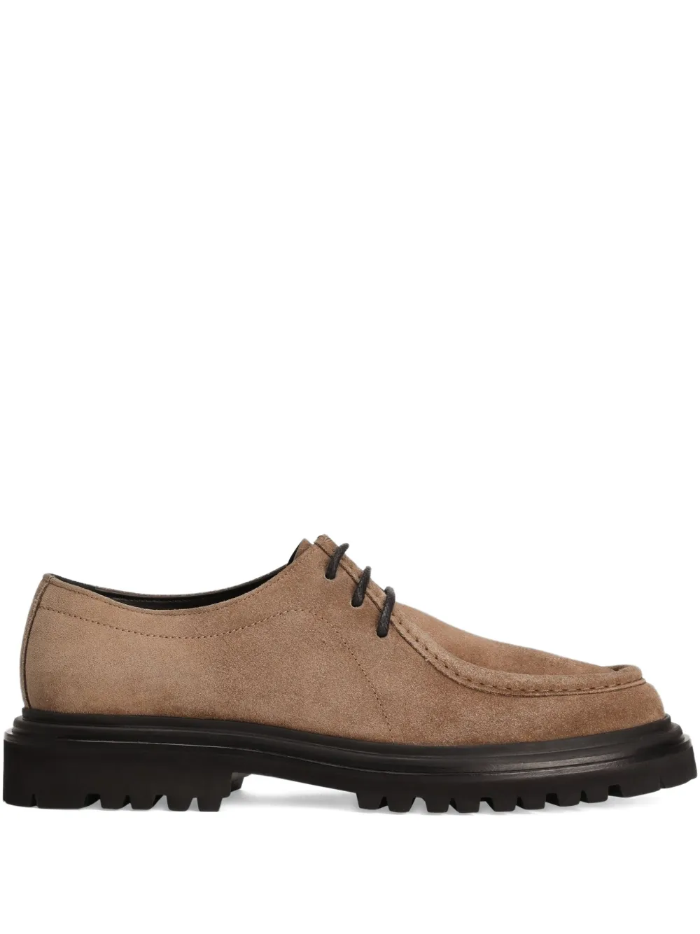 Dolce & Gabbana suede lace-up derby shoes Brown