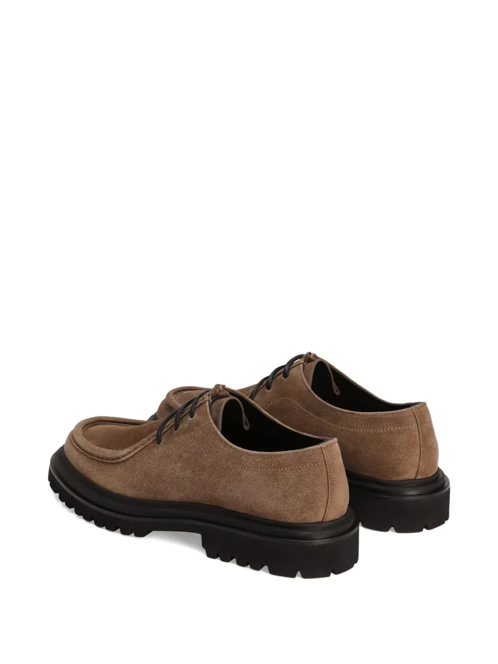 Dolce & Gabbana Suède derby schoenen Bruin