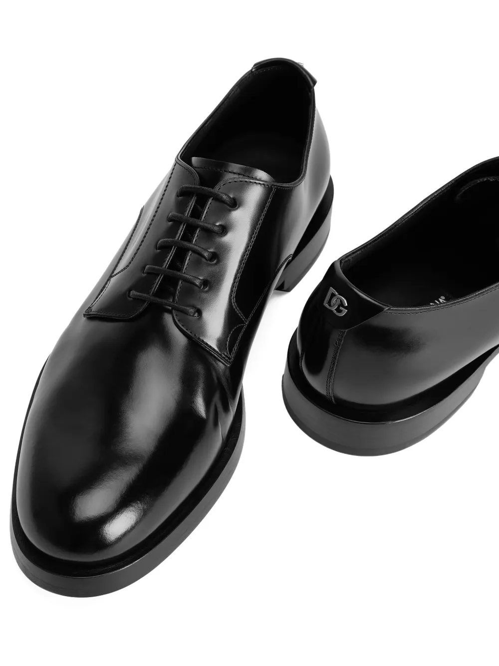 Dolce & Gabbana lace-up leather derby shoes Black