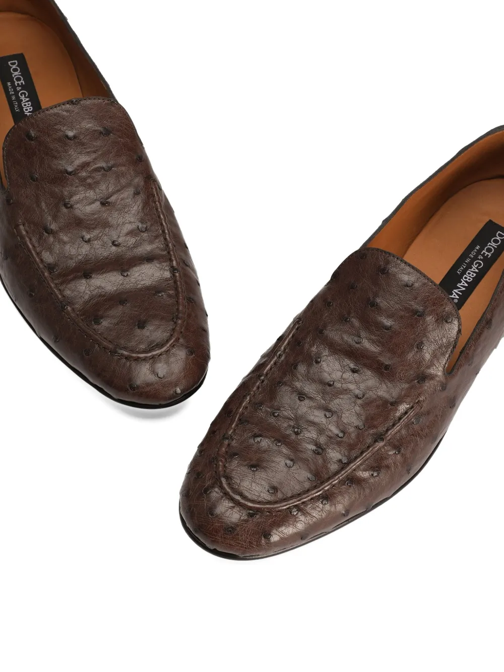 Dolce & Gabbana Leren loafers Bruin