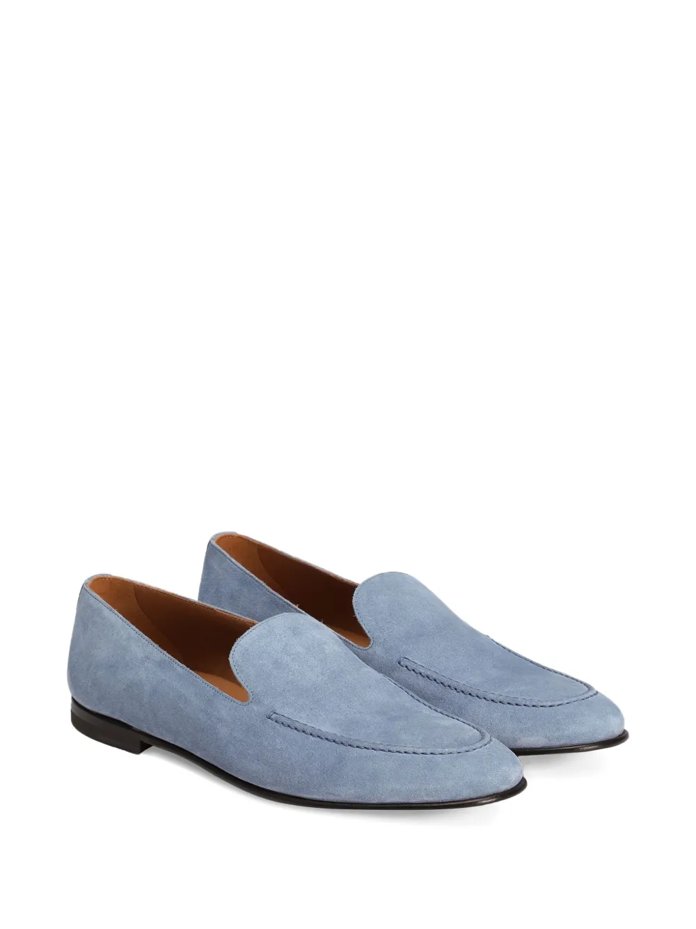 Dolce & Gabbana suede slip-on loafers Blue