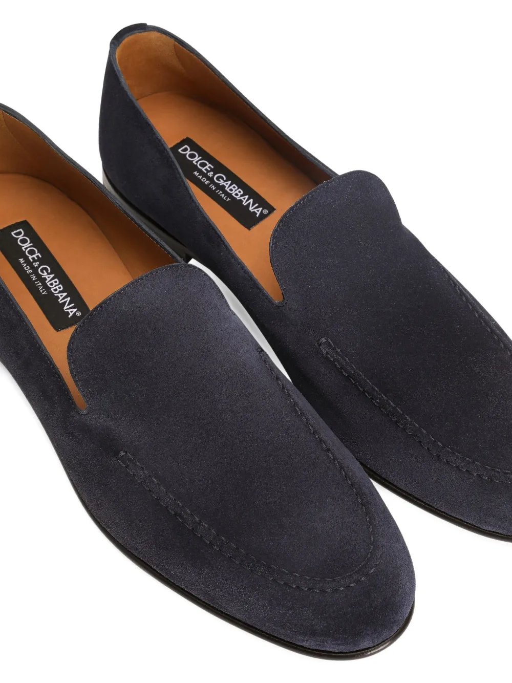 Dolce & Gabbana Suède loafers Blauw