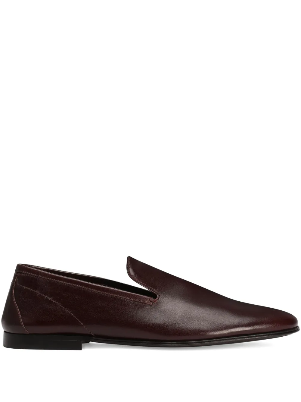Dolce & Gabbana leather loafers Red