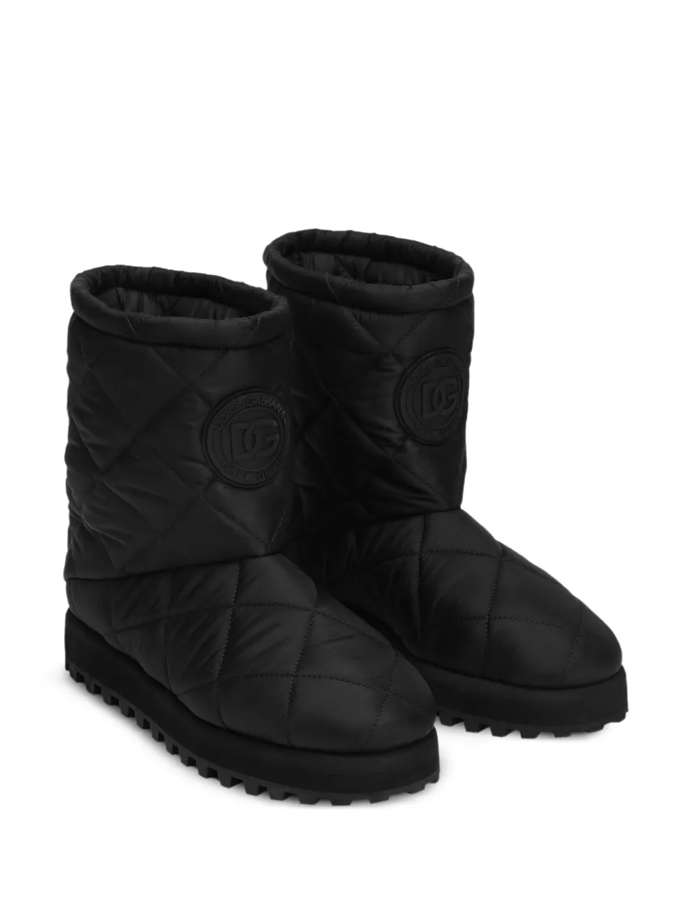 Dolce & Gabbana quilted ankle boots Black