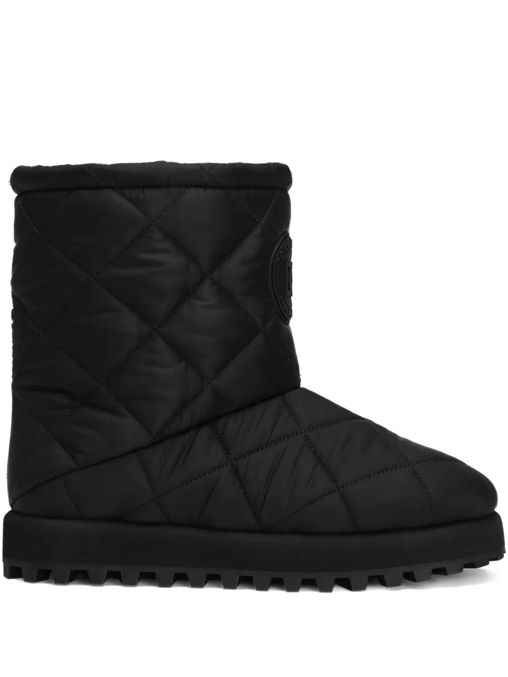 Dolce & Gabbana quilted ankle boots Black