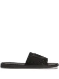 Dolce & Gabbana logo-appliqué slides - Black