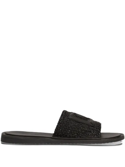 Dolce & Gabbana logo-appliqué slides