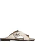 Dolce & Gabbana flat slides - Neutrals
