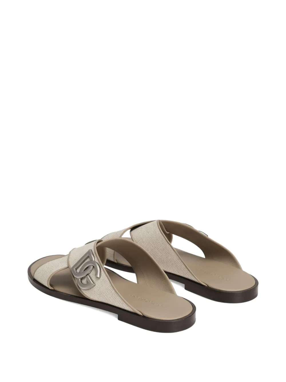 Dolce & Gabbana flat slides Neutrals