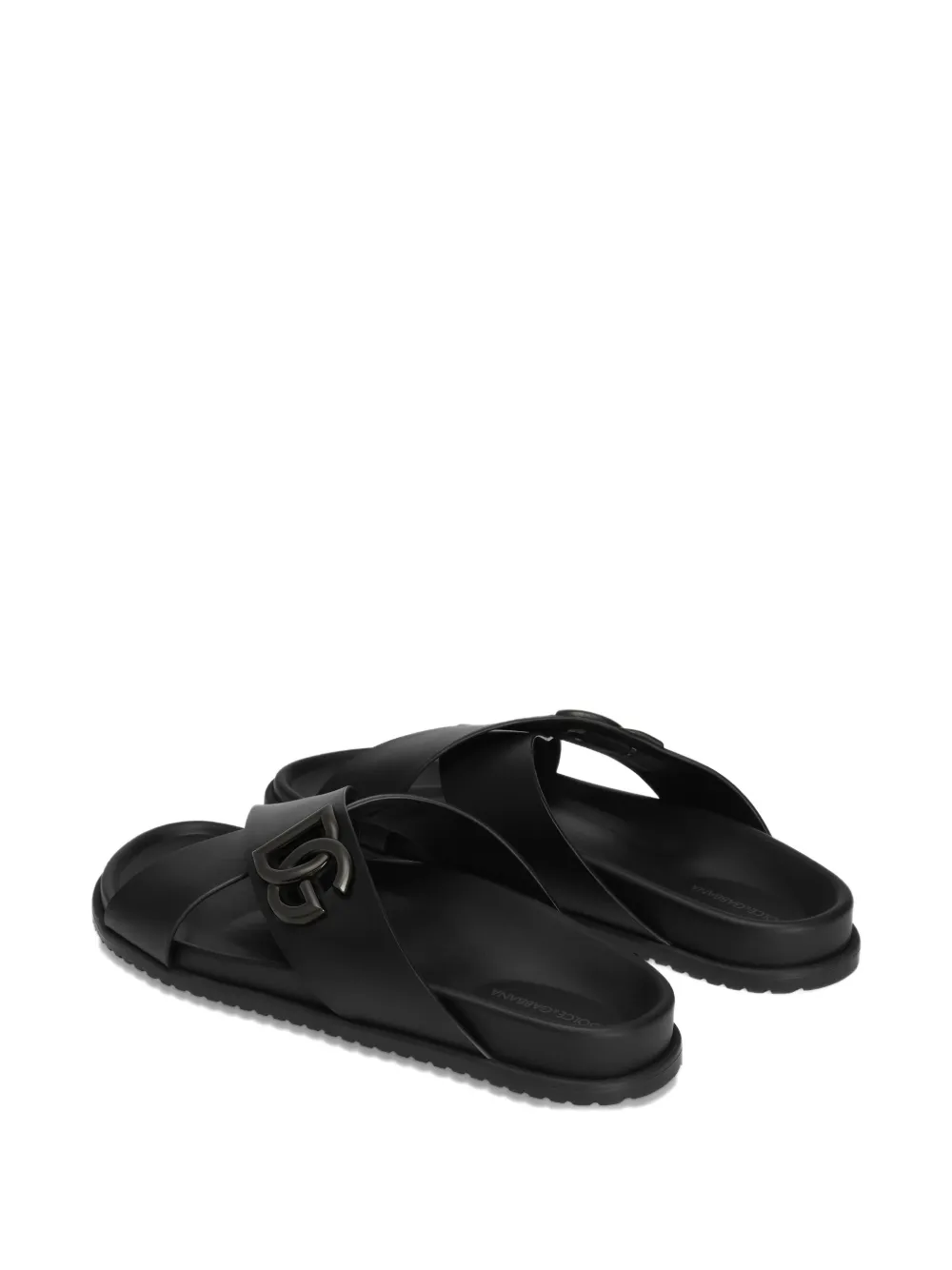 Dolce & Gabbana DG logo sandals Black