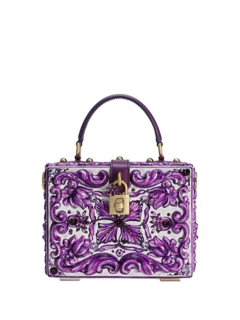 Dolce & Gabbana Dolce Box Majolica-print tote bag