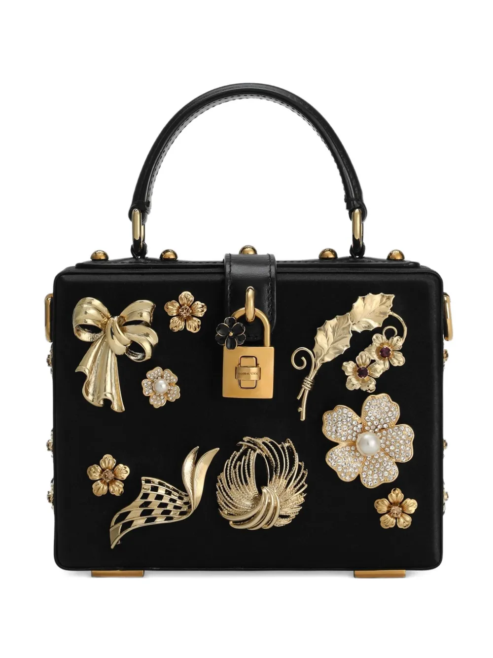 Dolce & Gabbana Dolce Box Tote Bag In Black
