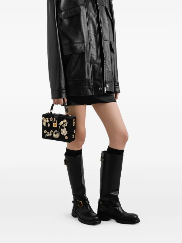 DOLCE&GABBANA ブーティ 箱付き Dolce & Gabbana Dolce Box ハンドバッグ | ブラック | FARFETCH JP