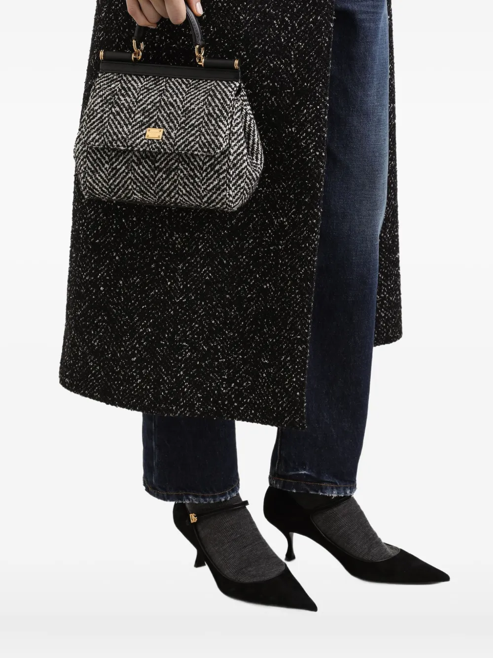Dolce & Gabbana Sicily medium shopper Wit