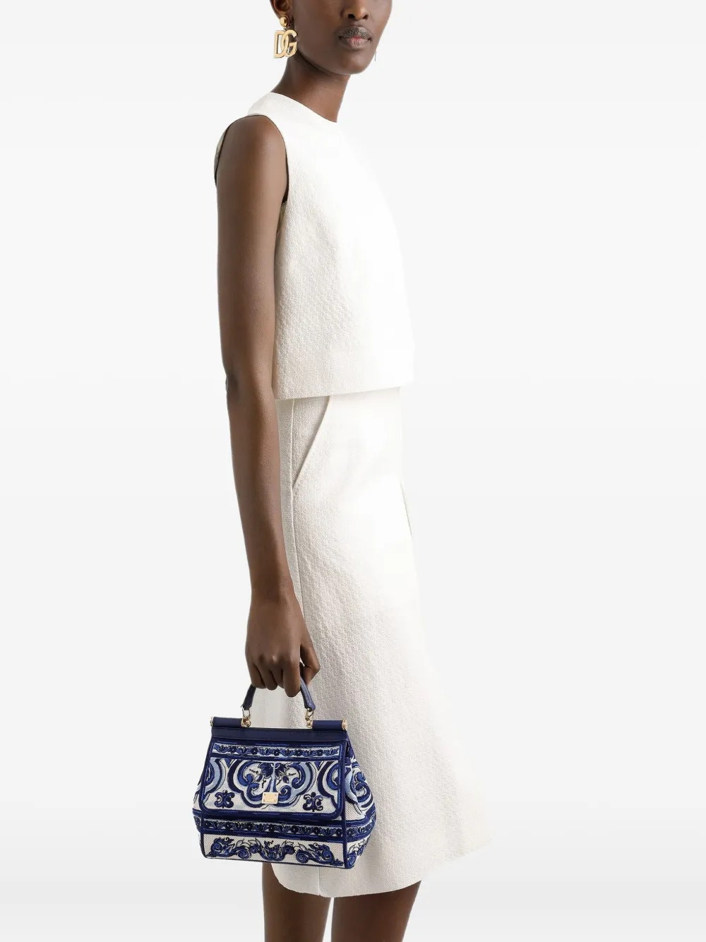 Dolce & Gabbana Sicily mini shopper Blauw