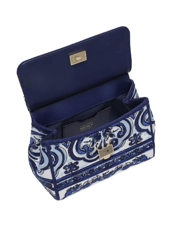 Dolce & Gabbana Sicily ハンドバッグ ミニ | ブルー | FARFETCH JP