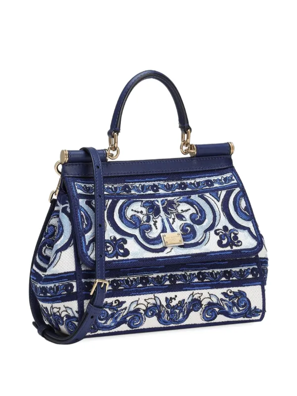 Dolce & Gabbana Sicily ハンドバッグ ミニ | ブルー | FARFETCH JP