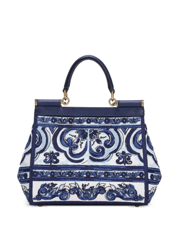 Dolce & Gabbana Sicily ハンドバッグ ミニ | ブルー | FARFETCH JP