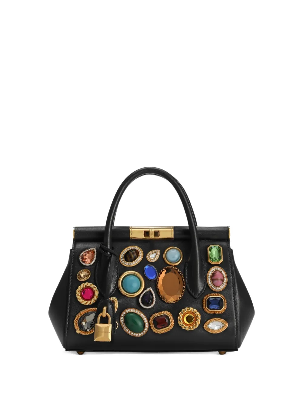 Dolce & Gabbana Mini Marlene Day Tote Bag In Black