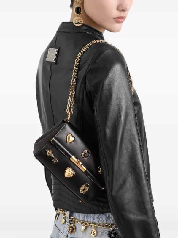 Dolce & Gabbana Mini Marlene City Shoulder Bag | Black | FARFETCH