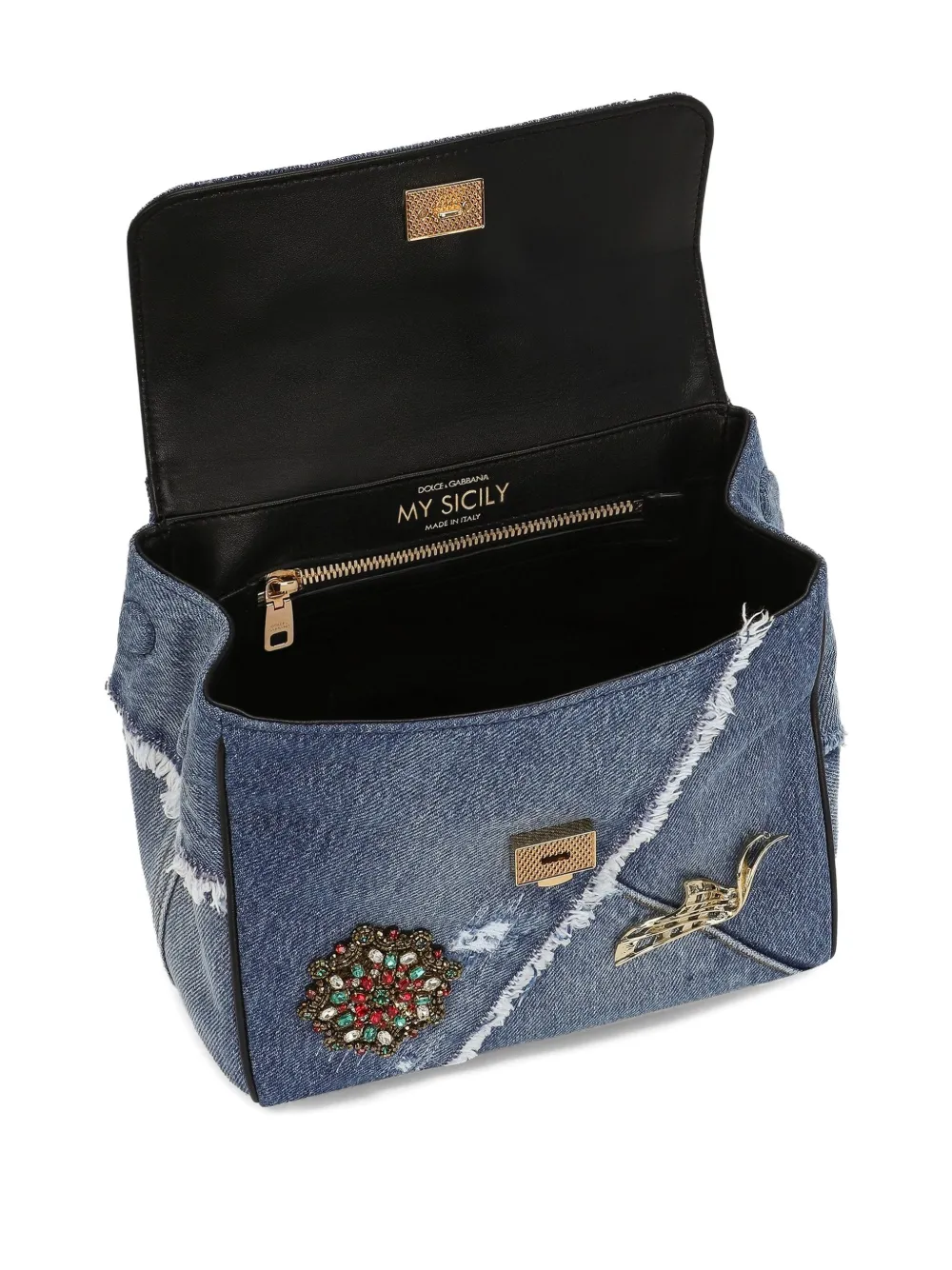 Dolce & Gabbana My Sicily shopper Blauw