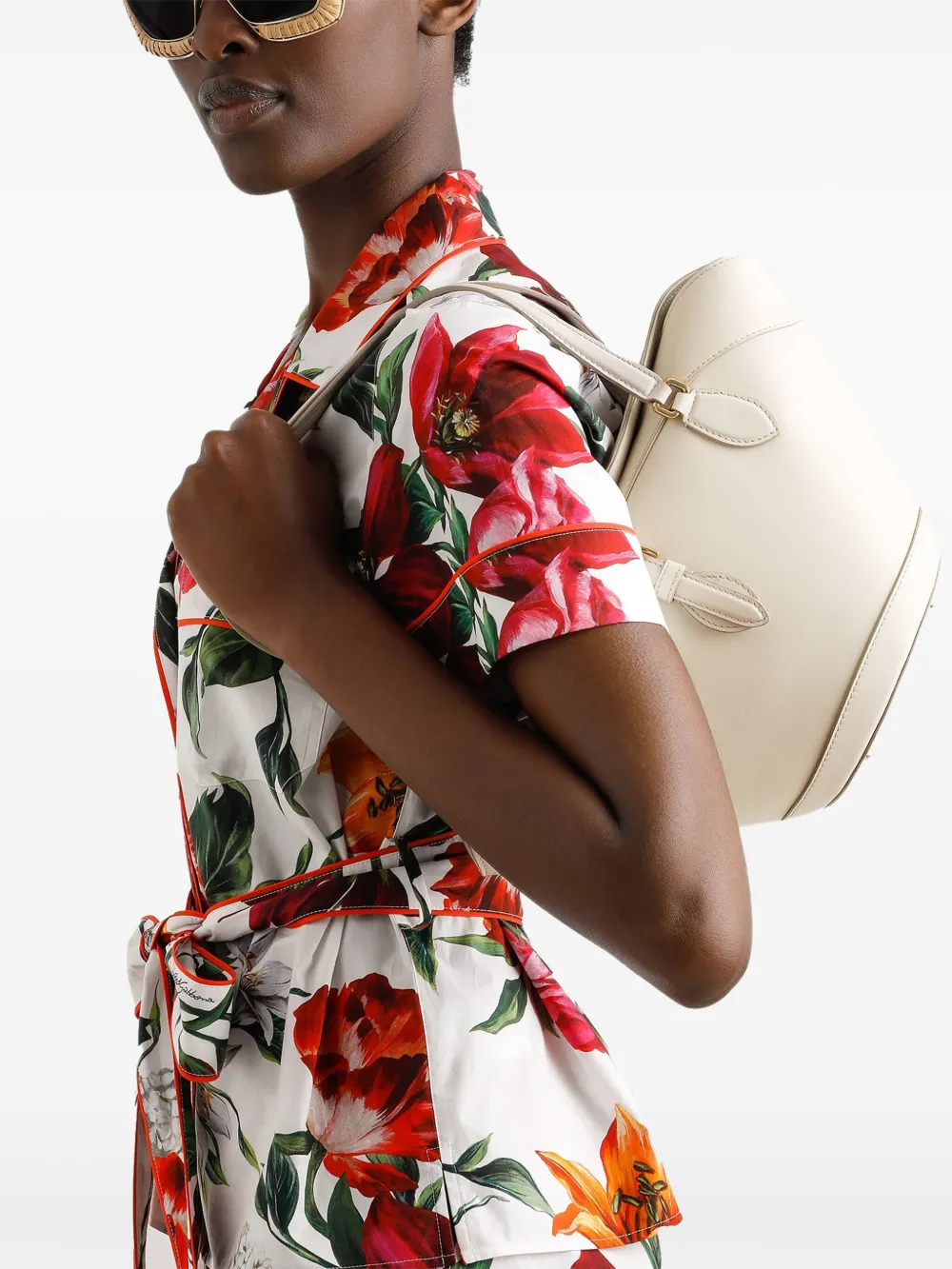 Dolce & Gabbana Leren shopper - Wit