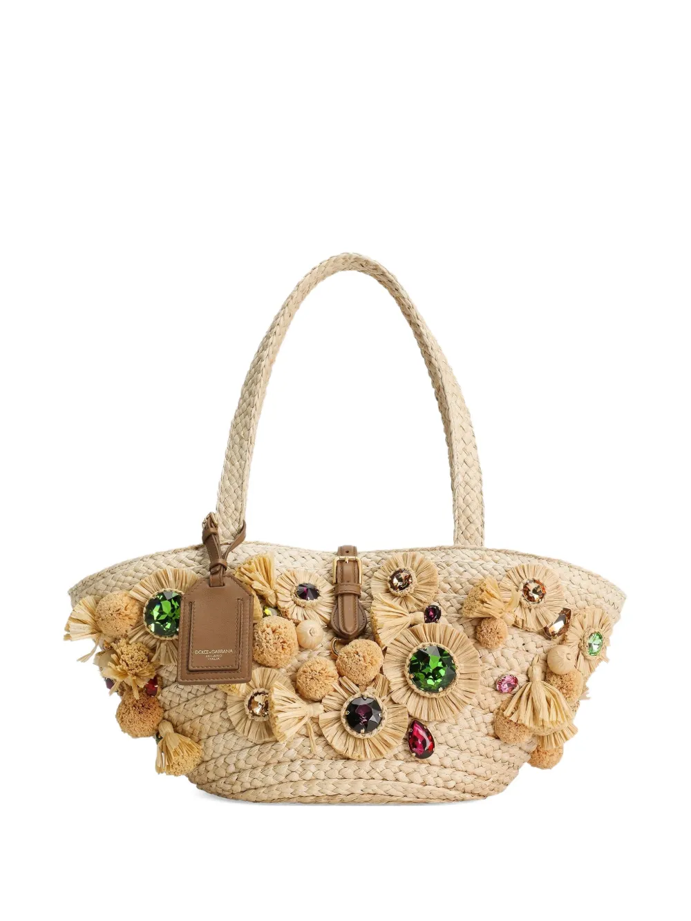 Dolce & Gabbana Verfraaide mand Beige