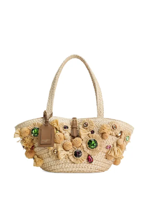 Dolce & Gabbana شنطة باسكيت مزينة