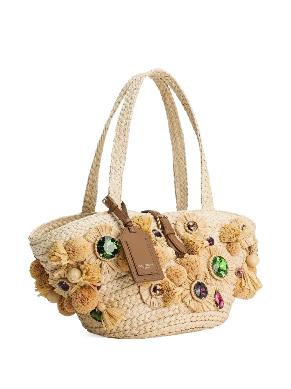 Dolce & Gabbana Verfraaide mand Beige