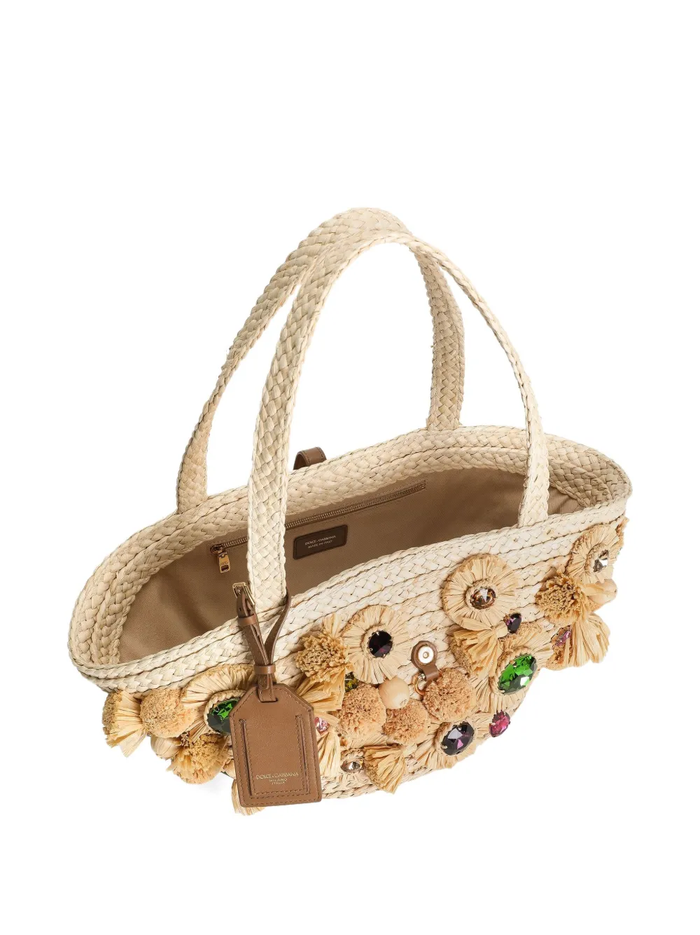 Dolce & Gabbana Verfraaide mand Beige