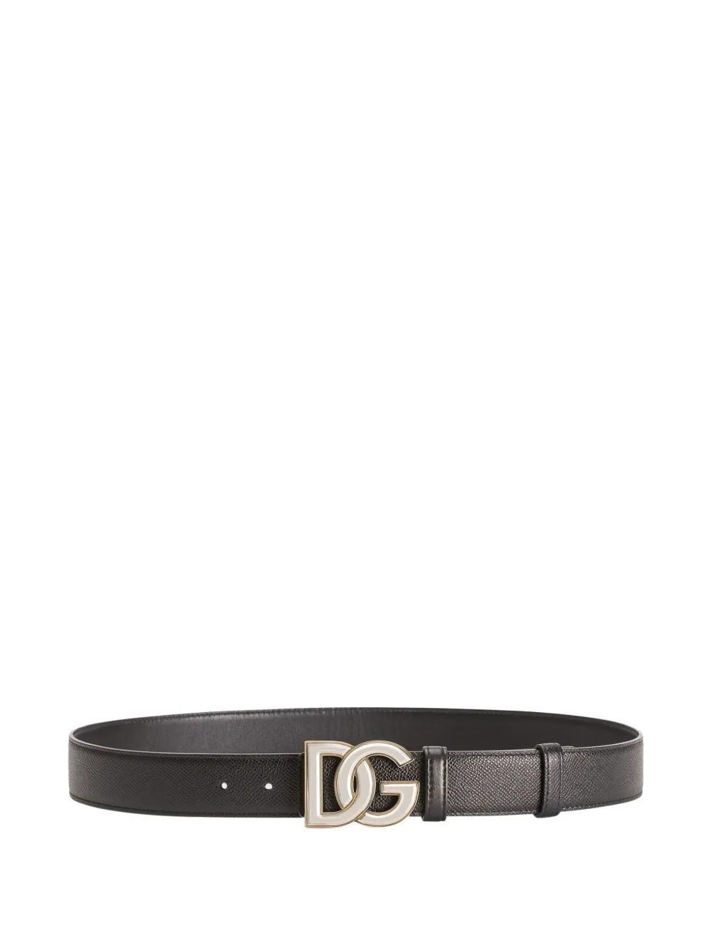 Dolce & Gabbana Riem met logogesp Zwart